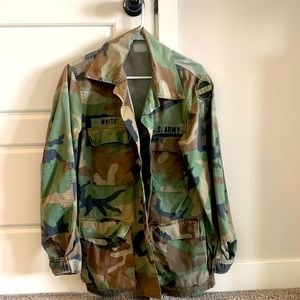 Authentic Army camo jacket
